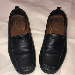 Black Leather Loafers